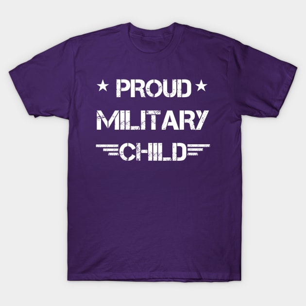 Purple Up For Military Kids - Month of the Military Child 2023 T-Shirt by PraiseArts 
